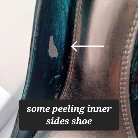 KAMI by Bakers 6 in heels Teal Forest Green Satin Sheen look - Picture 14 of 16